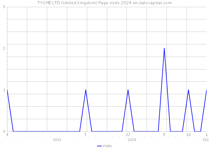 TYCHE LTD (United Kingdom) Page visits 2024 