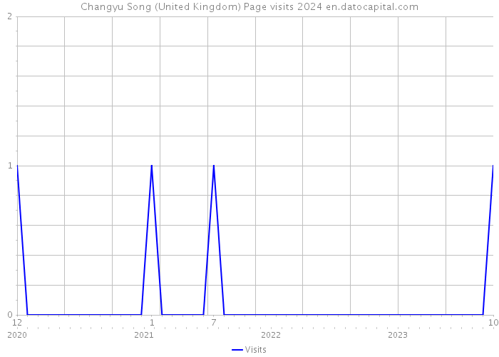 Changyu Song (United Kingdom) Page visits 2024 