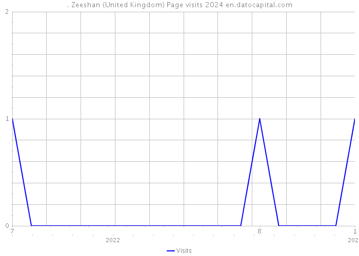 . Zeeshan (United Kingdom) Page visits 2024 