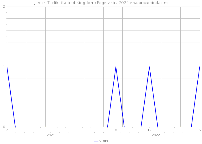 James Tseliki (United Kingdom) Page visits 2024 