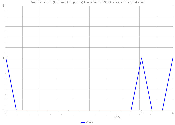 Dennis Ludin (United Kingdom) Page visits 2024 