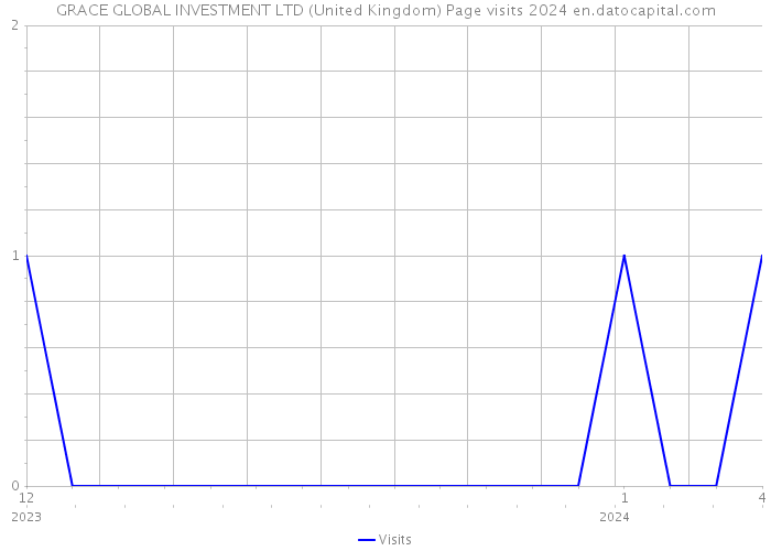 GRACE GLOBAL INVESTMENT LTD (United Kingdom) Page visits 2024 