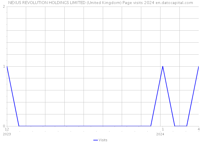 NEXUS REVOLUTION HOLDINGS LIMITED (United Kingdom) Page visits 2024 
