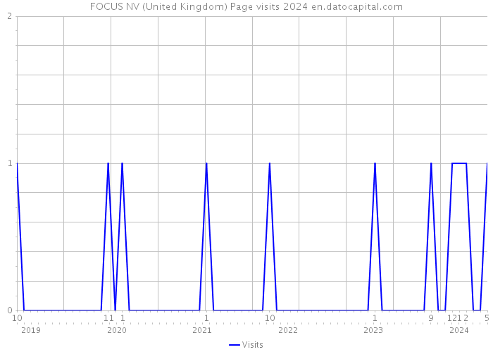 FOCUS NV (United Kingdom) Page visits 2024 
