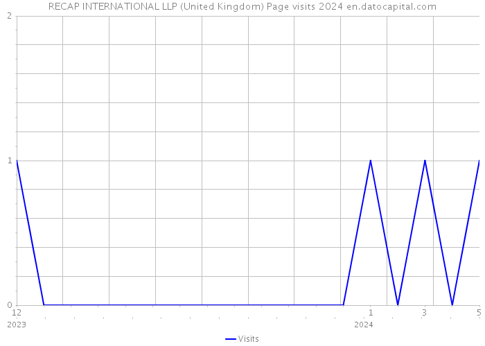 RECAP INTERNATIONAL LLP (United Kingdom) Page visits 2024 
