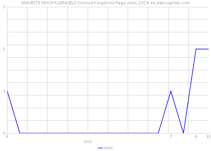 MAURITS HUGH KLEINGELD (United Kingdom) Page visits 2024 