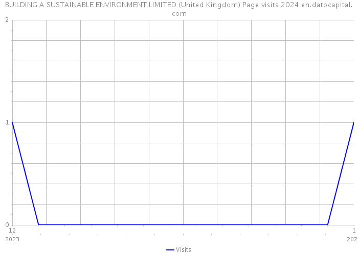 BUILDING A SUSTAINABLE ENVIRONMENT LIMITED (United Kingdom) Page visits 2024 