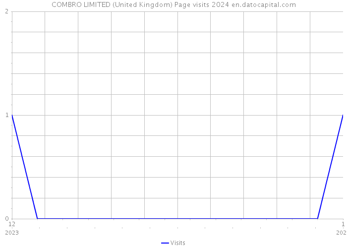 COMBRO LIMITED (United Kingdom) Page visits 2024 