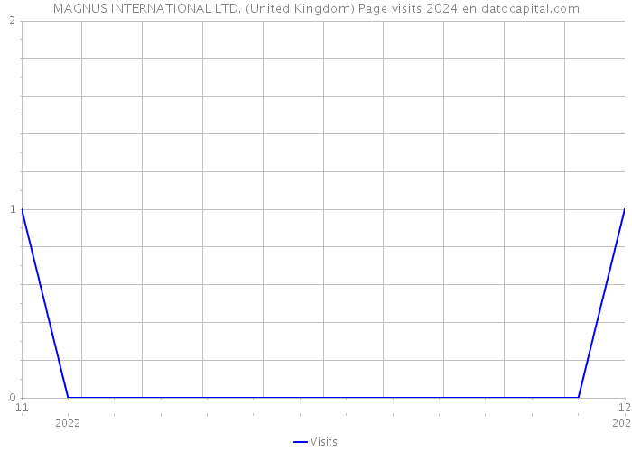 MAGNUS INTERNATIONAL LTD. (United Kingdom) Page visits 2024 