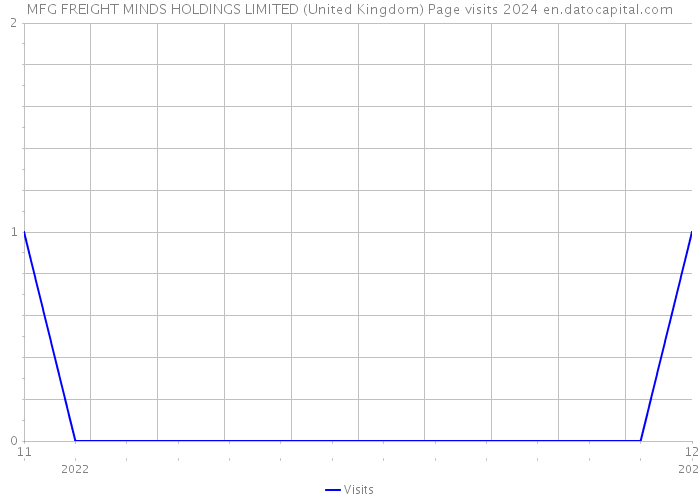 MFG FREIGHT MINDS HOLDINGS LIMITED (United Kingdom) Page visits 2024 