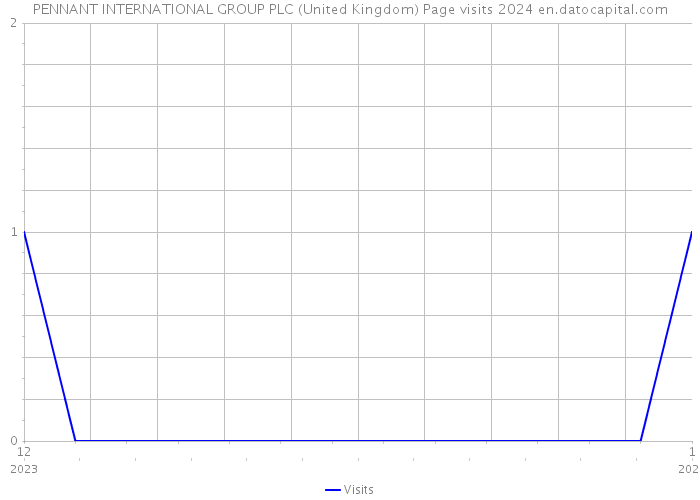 PENNANT INTERNATIONAL GROUP PLC (United Kingdom) Page visits 2024 