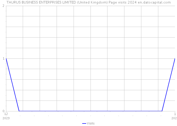 TAURUS BUSINESS ENTERPRISES LIMITED (United Kingdom) Page visits 2024 