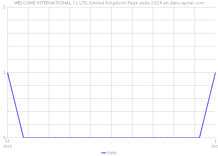 WELCOME INTERNATIONAL 71 LTD (United Kingdom) Page visits 2024 