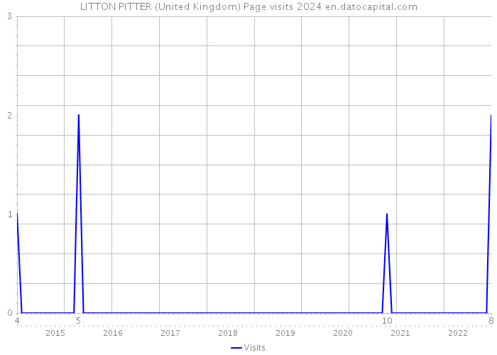 LITTON PITTER (United Kingdom) Page visits 2024 