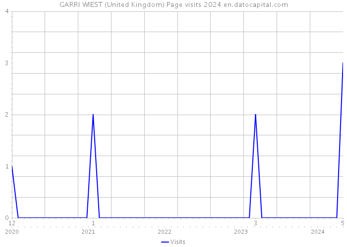 GARRI WIEST (United Kingdom) Page visits 2024 