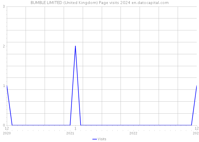 BUMBLE LIMITED (United Kingdom) Page visits 2024 