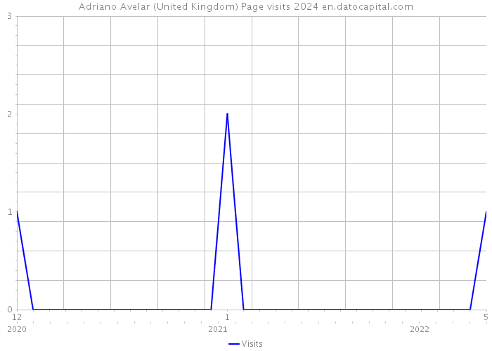 Adriano Avelar (United Kingdom) Page visits 2024 