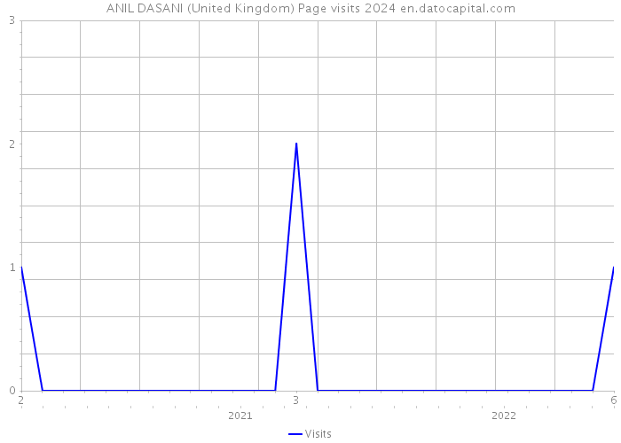 ANIL DASANI (United Kingdom) Page visits 2024 