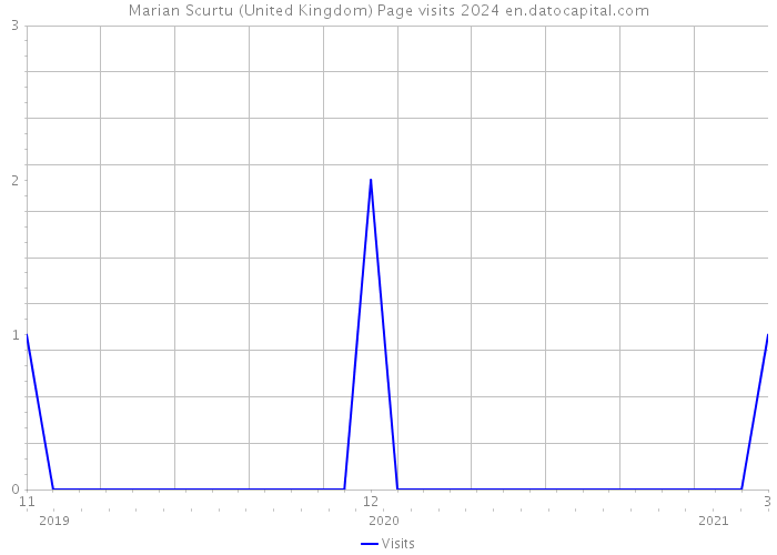 Marian Scurtu (United Kingdom) Page visits 2024 