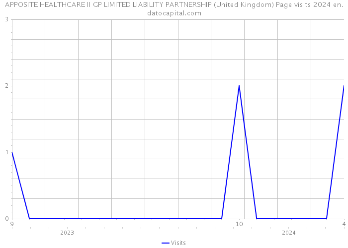 APPOSITE HEALTHCARE II GP LIMITED LIABILITY PARTNERSHIP (United Kingdom) Page visits 2024 