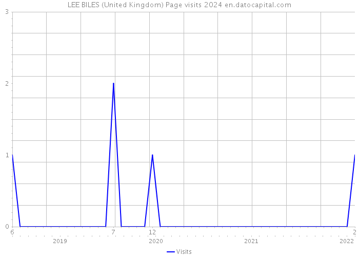 LEE BILES (United Kingdom) Page visits 2024 