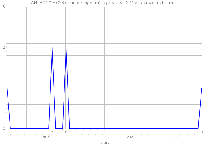 ANTHONY MOSS (United Kingdom) Page visits 2024 
