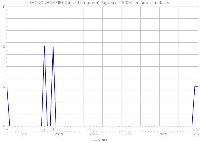 SHOKOUH RAFIEE (United Kingdom) Page visits 2024 