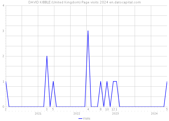 DAVID KIBBLE (United Kingdom) Page visits 2024 