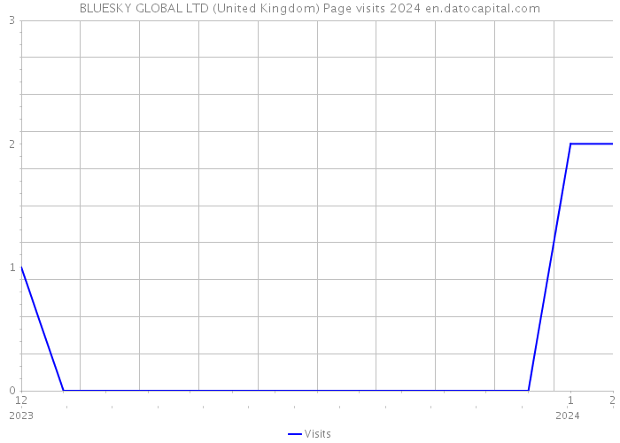 BLUESKY GLOBAL LTD (United Kingdom) Page visits 2024 