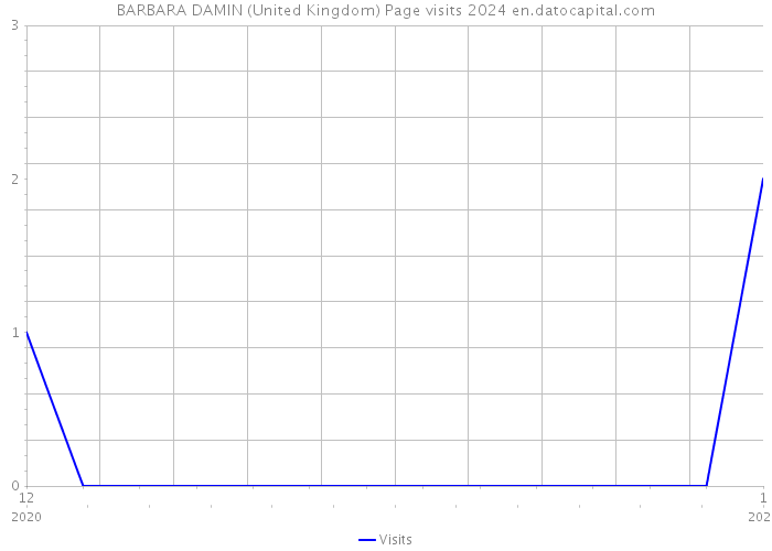 BARBARA DAMIN (United Kingdom) Page visits 2024 
