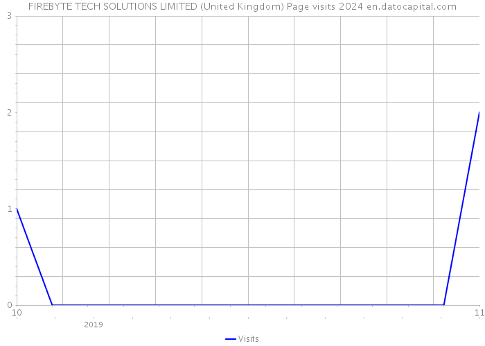 FIREBYTE TECH SOLUTIONS LIMITED (United Kingdom) Page visits 2024 