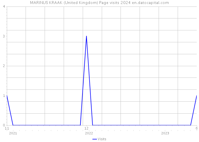 MARINUS KRAAK (United Kingdom) Page visits 2024 