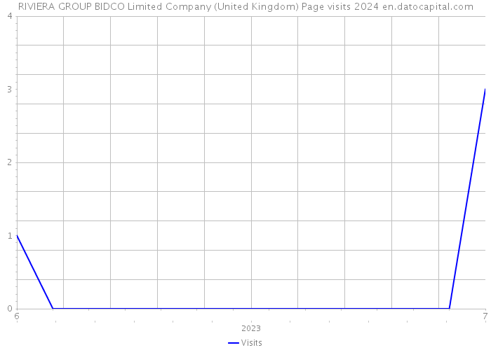 RIVIERA GROUP BIDCO Limited Company (United Kingdom) Page visits 2024 