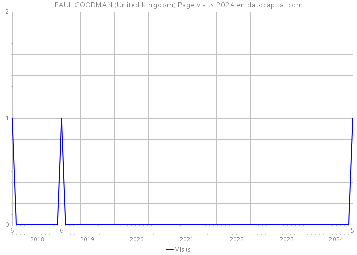 PAUL GOODMAN (United Kingdom) Page visits 2024 
