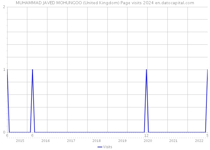 MUHAMMAD JAVED MOHUNGOO (United Kingdom) Page visits 2024 