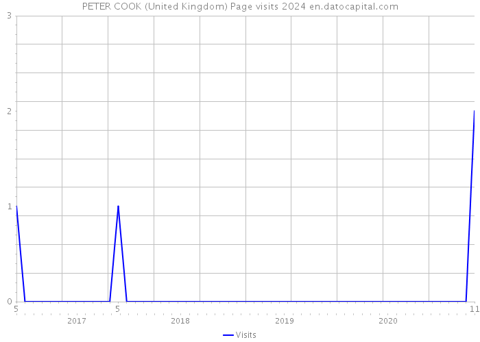 PETER COOK (United Kingdom) Page visits 2024 
