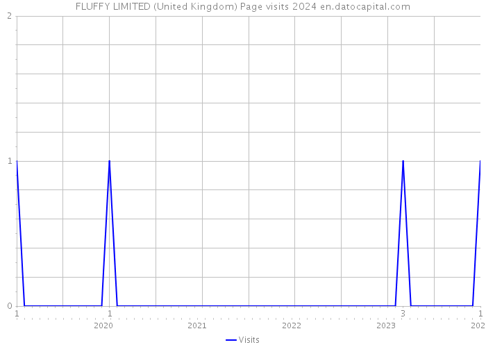FLUFFY LIMITED (United Kingdom) Page visits 2024 