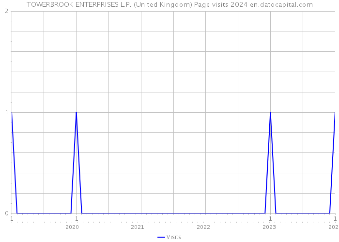 TOWERBROOK ENTERPRISES L.P. (United Kingdom) Page visits 2024 