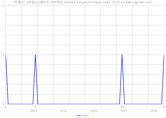 PUBLIC INTELLIGENCE LIMITED (United Kingdom) Page visits 2024 