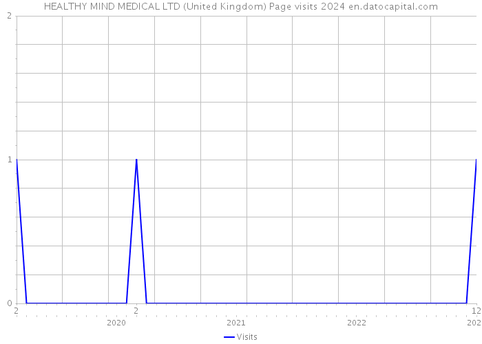 HEALTHY MIND MEDICAL LTD (United Kingdom) Page visits 2024 