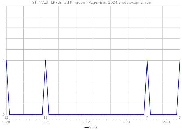 TST INVEST LP (United Kingdom) Page visits 2024 