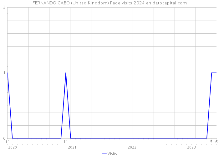 FERNANDO CABO (United Kingdom) Page visits 2024 