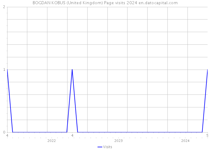 BOGDAN KOBUS (United Kingdom) Page visits 2024 