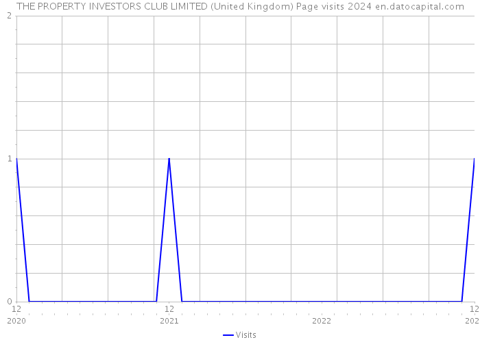THE PROPERTY INVESTORS CLUB LIMITED (United Kingdom) Page visits 2024 