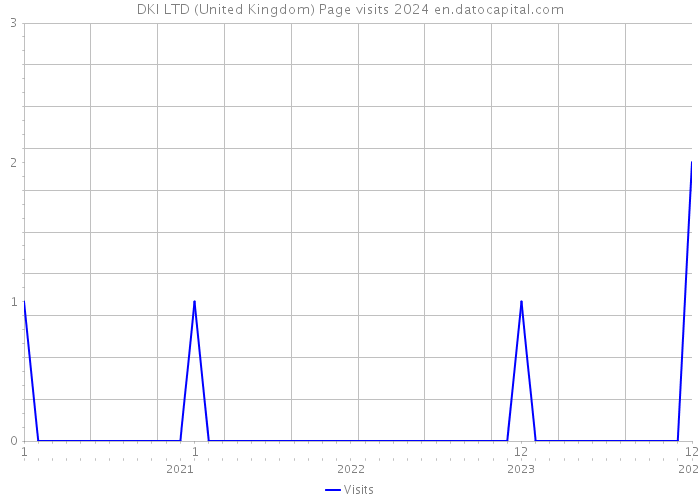 DKI LTD (United Kingdom) Page visits 2024 