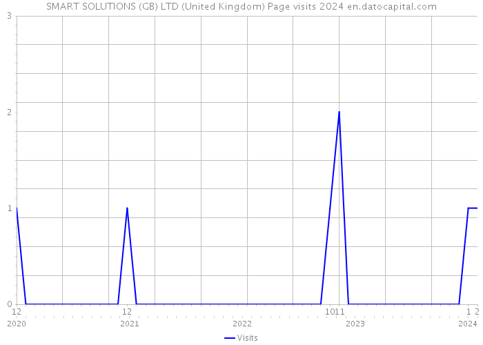SMART SOLUTIONS (GB) LTD (United Kingdom) Page visits 2024 