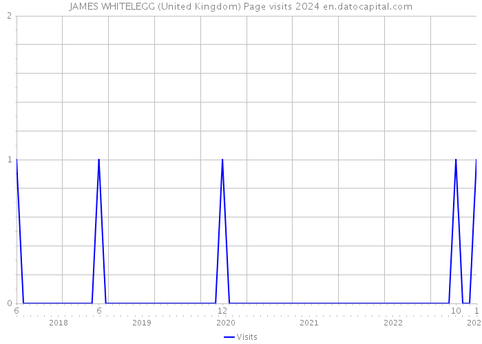 JAMES WHITELEGG (United Kingdom) Page visits 2024 