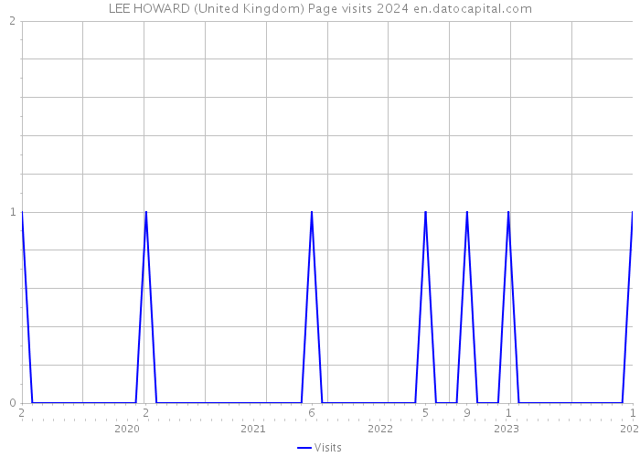 LEE HOWARD (United Kingdom) Page visits 2024 