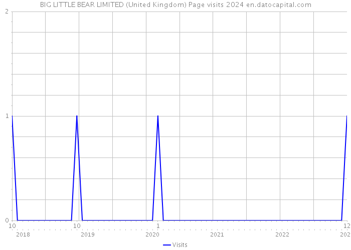 BIG LITTLE BEAR LIMITED (United Kingdom) Page visits 2024 
