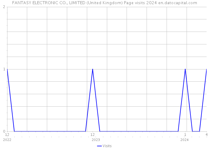 FANTASY ELECTRONIC CO., LIMITED (United Kingdom) Page visits 2024 